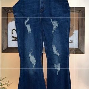 Bell bottom jeans not sure of brand